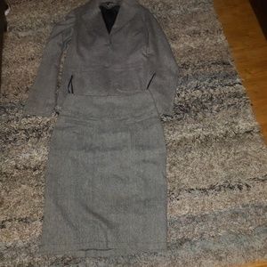 Blazer & skirt. Not a suit just paired them togeth